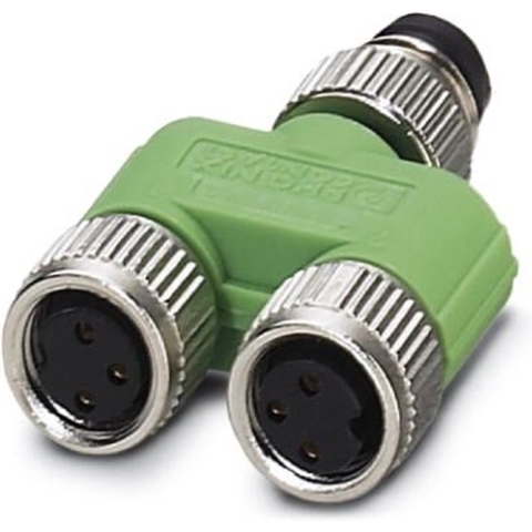 Phoenix Contact 1696183 Sensor/actuator verdeler en adapter M8 Aantal polen (sensoren): 3 Adapter, Y-vorm 5 stuk(s)