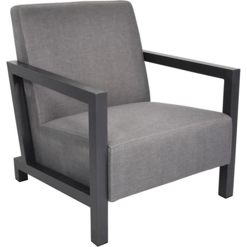 Lesli Living Loungestoel Verona - antraciet