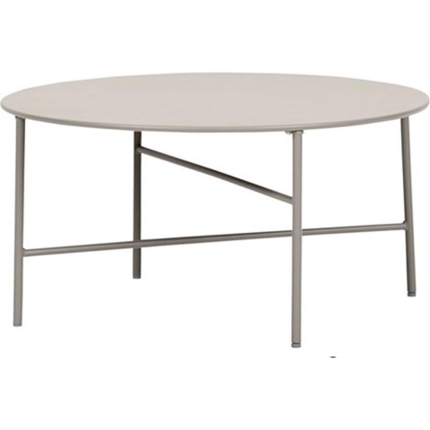 Lisomme Mila metalen tuin salontafel grijs - Ø 70 cm