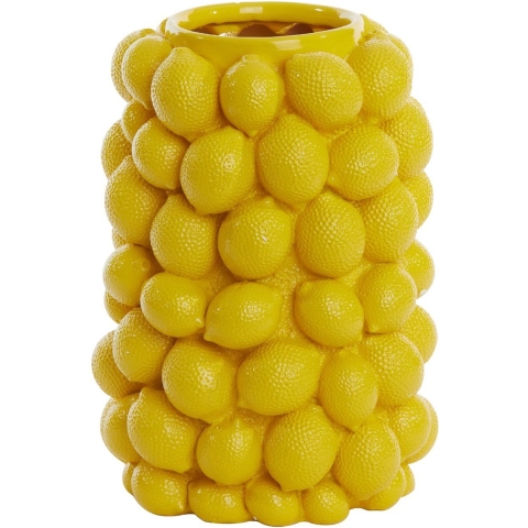 Light & Living - Vaas LEMON - Ø23.5x33cm - Geel