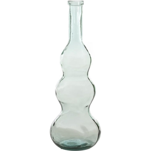 Light & Living Venerio vaas Ø26,5x75 cm - glas lichtgroen