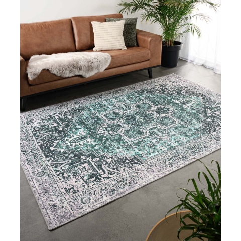 Heritaged Vintage vloerkleed - Fade No.3 groen - 230x330 cm