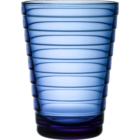 Iittala Aino Aalto Glazen 33cl Set Van 2 Ultramarijnblauw