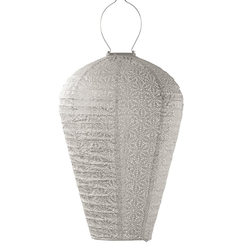 Balloon XL dia. 20 cm Sashiko licht taupe lampion - Lumiz