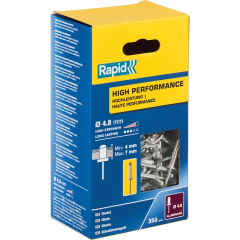 Rapid High Performance blindklinknagels | 4,8x10mm | 350 st | Box - 5001435