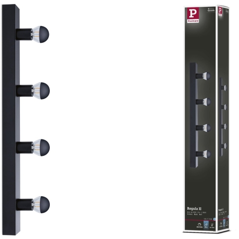 Paulmann Regula II 80099 LED-spiegellamp Zwart