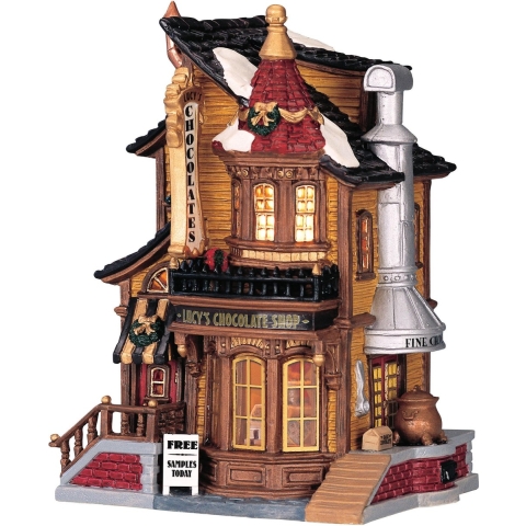 Lucy's chocolate shop led - Lemax