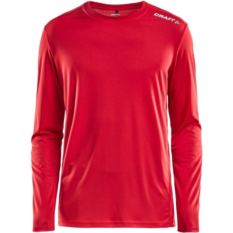 Craft 1907364 Rush LS Tee M - Bright Red - XS