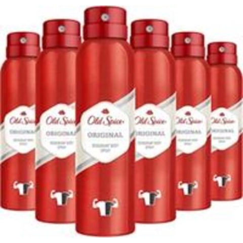 Old spice Old Spice Deospray - Original 150 ml. 6 x Voordeelpak