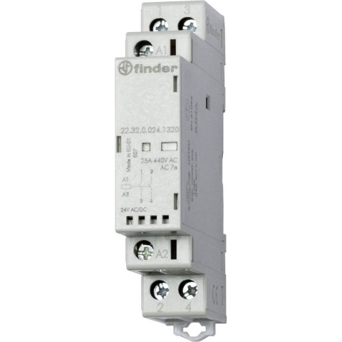 Finder 22.32.0.230.4520 Contactor 1x NO, 1x NC 230 V/DC, 230 V/AC 25 A 1 stuk(s)