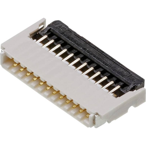 Molex 5034801200 FFC/FPC-aansluiting Totaal aantal polen: 12 Rastermaat: 0.5 mm Inhoud: 500 stuk(s) Tape on Mini reel