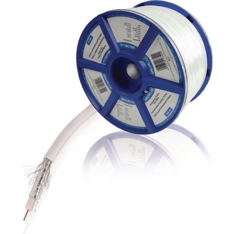 Coax kabel 100m op rol low cost 75Ohm