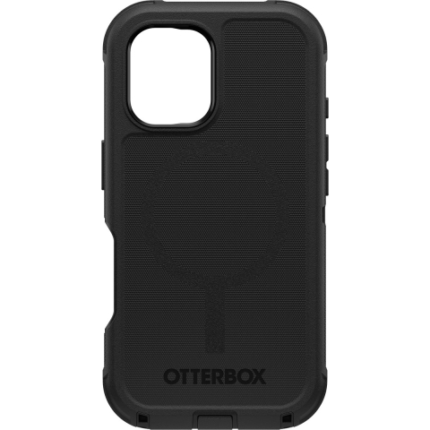 Otterbox Defender Backcover Apple iPhone 16 Zwart MagSafe compatible, Stootbestendig