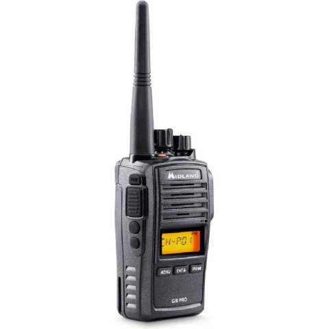 Midland G18 Pro PMR C1145.02 PMR-portofoon Set van 1 stuks