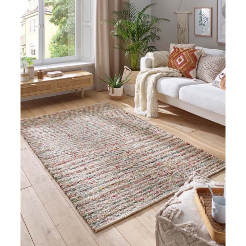 Tapeso Wollen vloerkleed - Thora multi - 200x290 cm