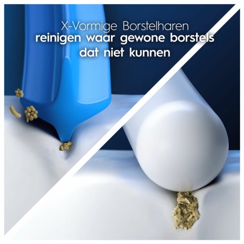 4x Oral-B Opzetborstels Pro Cross Action Wit 10 stuks