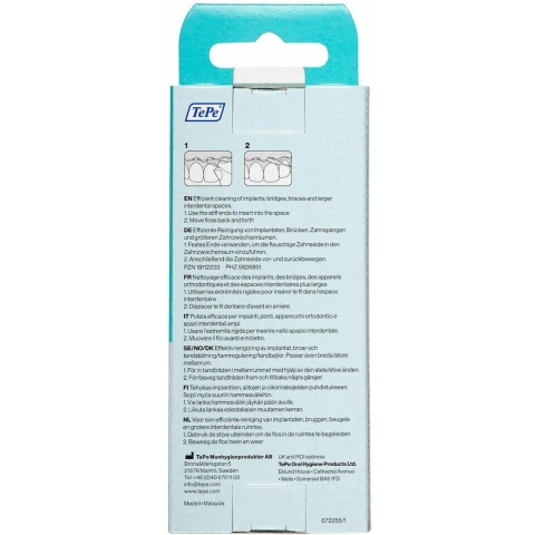 6x TePe Bridge&Implant Floss 30 stuks