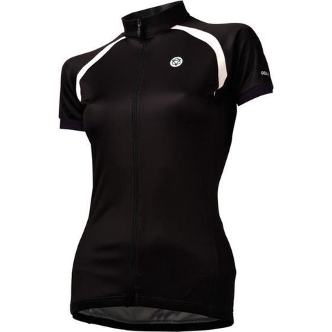 Agu Milena fietsshirt korte mouwen zwart dames