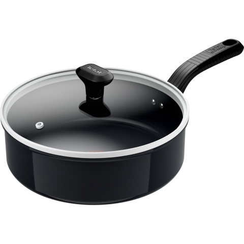 Tefal Cook & Change Keramisch Hapjespan 24 CM PFAS-vrij Met deksel Keramische antiaanbaklaag Geschikt voor Inductie