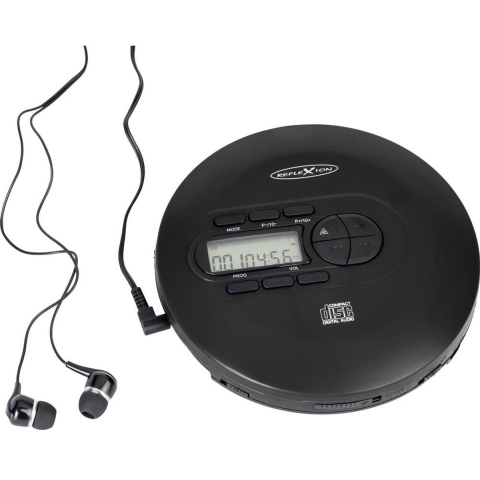 Reflexion PCD520MF/BK Discman CD, CD-R, CD-RW, MP3 Zwart