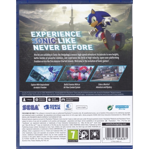 Sonic Frontiers