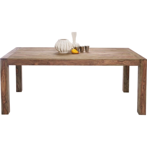 Kare Design Authentico Eettafel - 140 X 80 X 75 Cm - Sheesham Hout