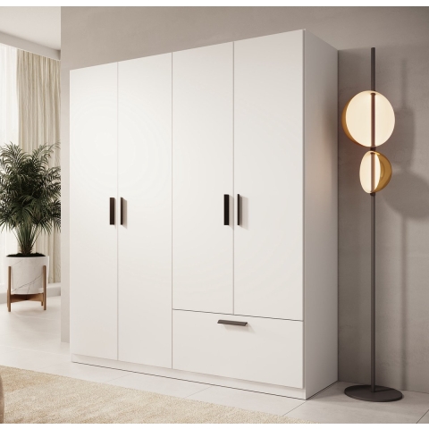 Meubella Kledingkast Lillian - Wit - 180 cm
