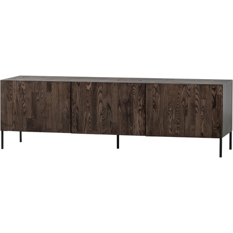 WOOOD Bono Gravure TV Meubel - Essen - Bruin - 56x180x46