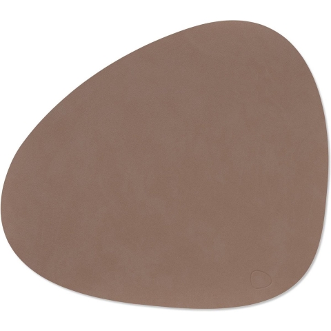 LIND DNA Placemat Nupo - Leer - Truffle - 44 x 37 cm