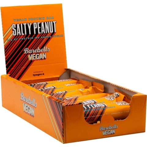 12x Barebells Proteïne Reep Salty Peanut Vegan 55 gr