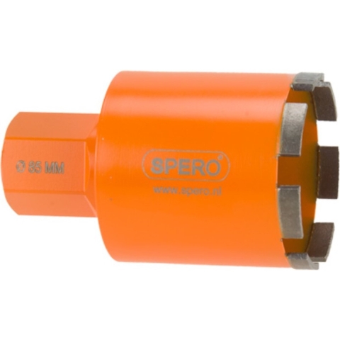 Spero DB82mmUNC | 82mm 1 1/4UNC (F) | BETON dozenboor | 6 segmenten | Nat gebruik -DB82mmUNC