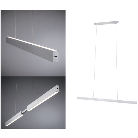 Paulmann Aptare 76988 LED-hanglamp LED 33 W Aluminium (geborsteld)