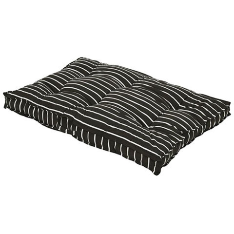 Palletkussen Zit 80x120 cm Zwart en Wit - Buitengewoon de boet