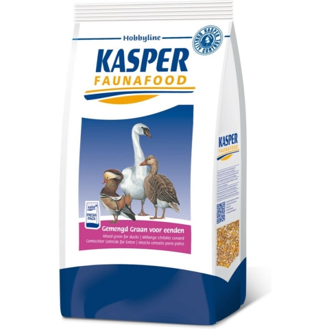 3x Kasper Faunafood Gemengd Graan Eend 4 kg