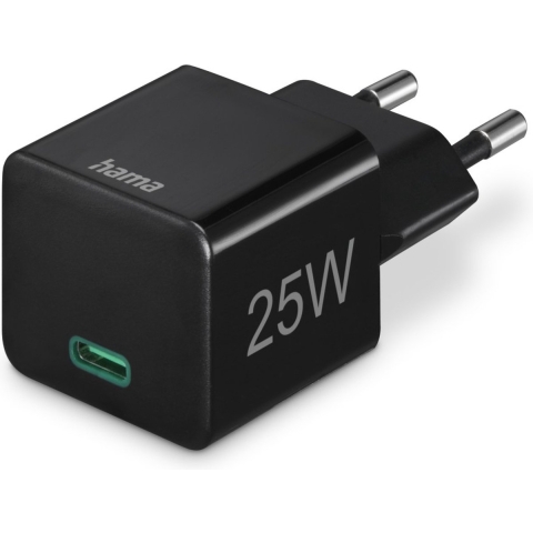 Hama USB-oplader 25 W Binnen, Thuis Uitgangsstroom (max.) 3000 mA Aantal uitgangen: 1 x USB-C