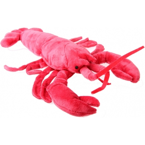 Semo pluche knuffeldier Kreeft - 30 cm - rood - Zeedieren knuffels -