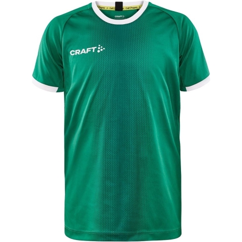 Craft 1910180 Progress 2.0 Graphic Jersey JR - Team Green/White - 146/152