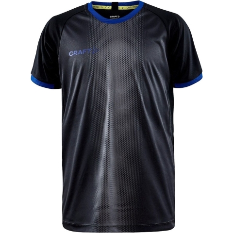 Craft 1910180 Progress 2.0 Graphic Jersey Jr - Black/Club Cobolt - 122/128