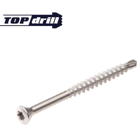 Topdrill Vlonderschroef Zelfborend Rvs-410 Lk Torx TX25 5.0X60/35 | 200 stuks - 0208.31.42001