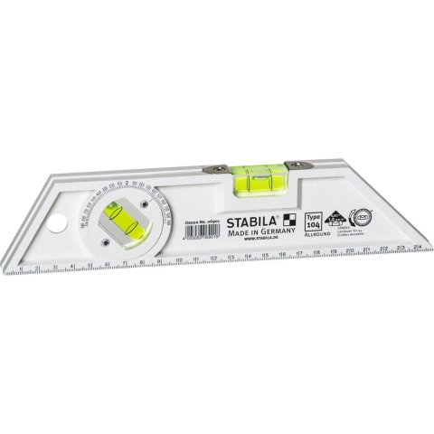 Stabila Waterpas, kunststof, maatverdeling 25cm - 06901