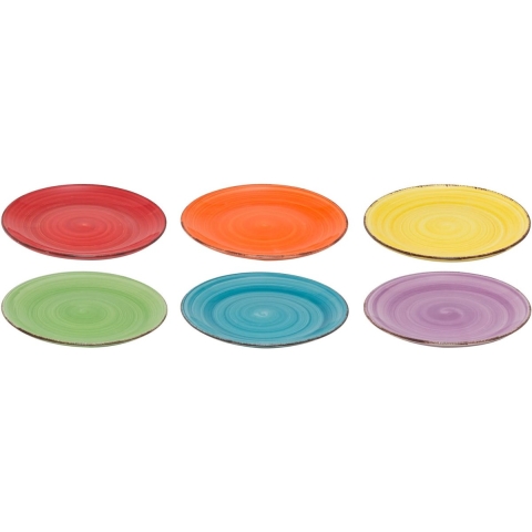 Studio Tavola Ontbijtborden / Dessertborden Sunny Summer ø 19 cm - 6 stuks