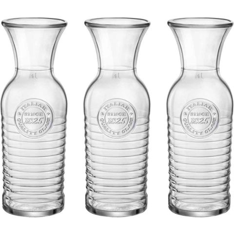Bormioli Rocco Karaf Officina 1825 - 1 liter - 3 stuks
