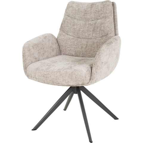 Fraaai Zac armstoel lounge - rich zand