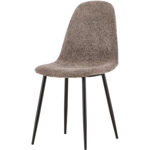 Svea - Selo eetkamerstoel - boucle - grijs