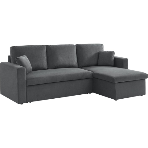 sweeek - Corduroy hoekslaapbank, 3-zits