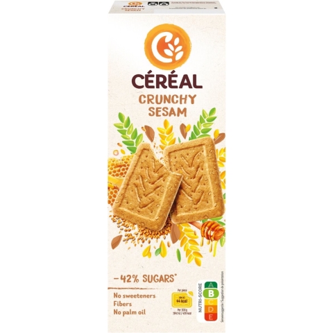 12x Céréal Crunchy Sesam Koekjes 200 gr