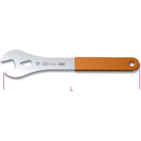 Beta 3952 19 Conussleutel | verchroomd - 039520019 039520019