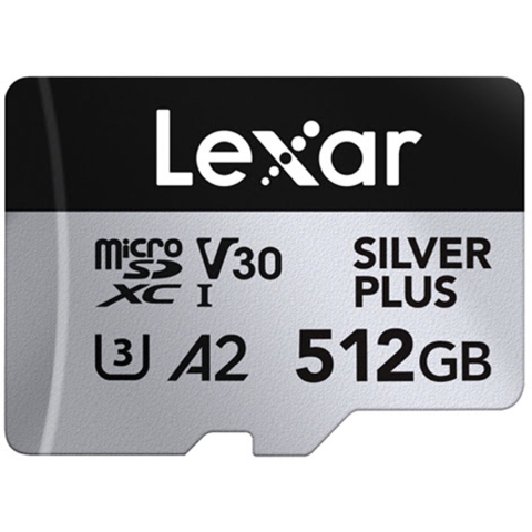 Lexar MicroSDXC Silver Plus UHS-1 512GB V30 R205/W150MB/s