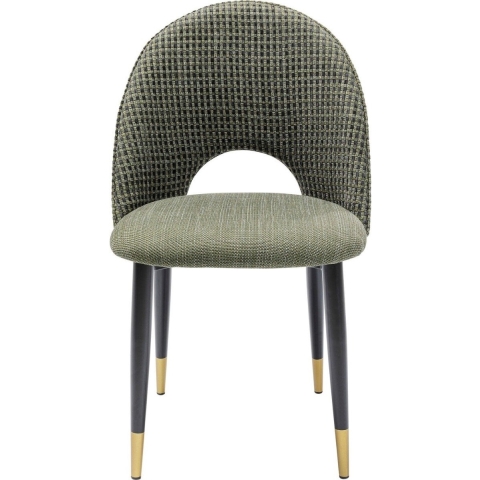 Kare Design Hudson Stoel - Set Van 2 - Stof Groen