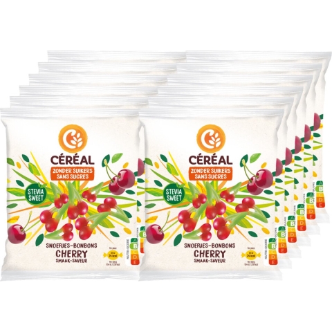 12x Céréal Snoepjes Kers 120 gr